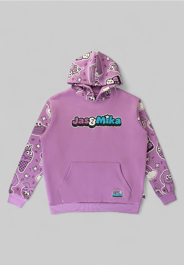Jas & Mika - Imagine - Lilla Hoodie