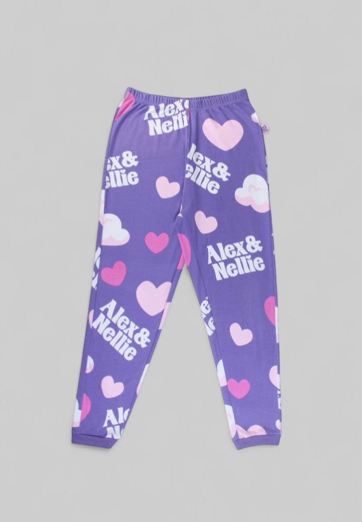Alex & Nellie "LOVE" Pyjamas sæt