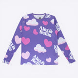 Alex & Nellie "LOVE" Pyjamas sæt