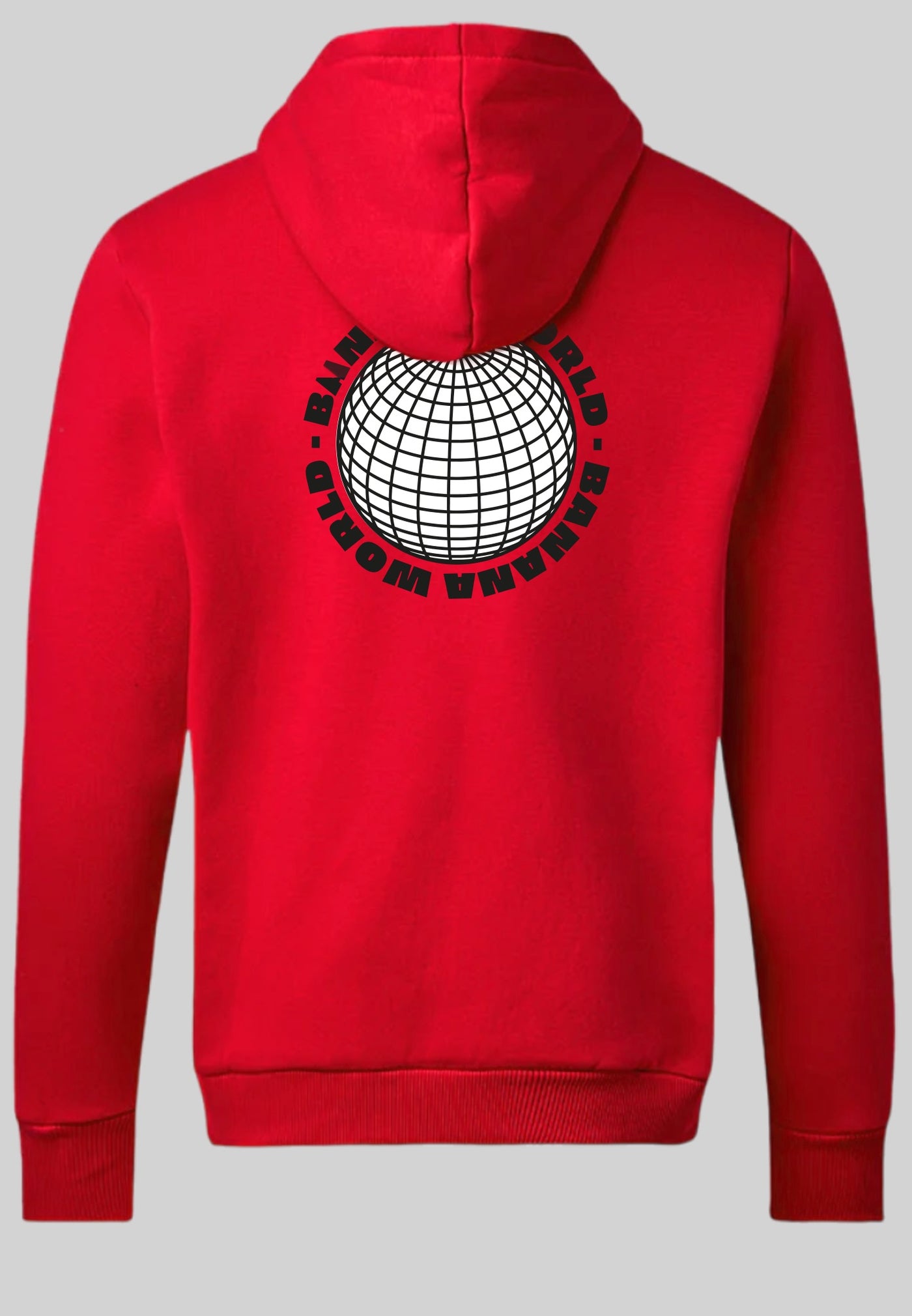 FirstGrade Globe hoodie rød