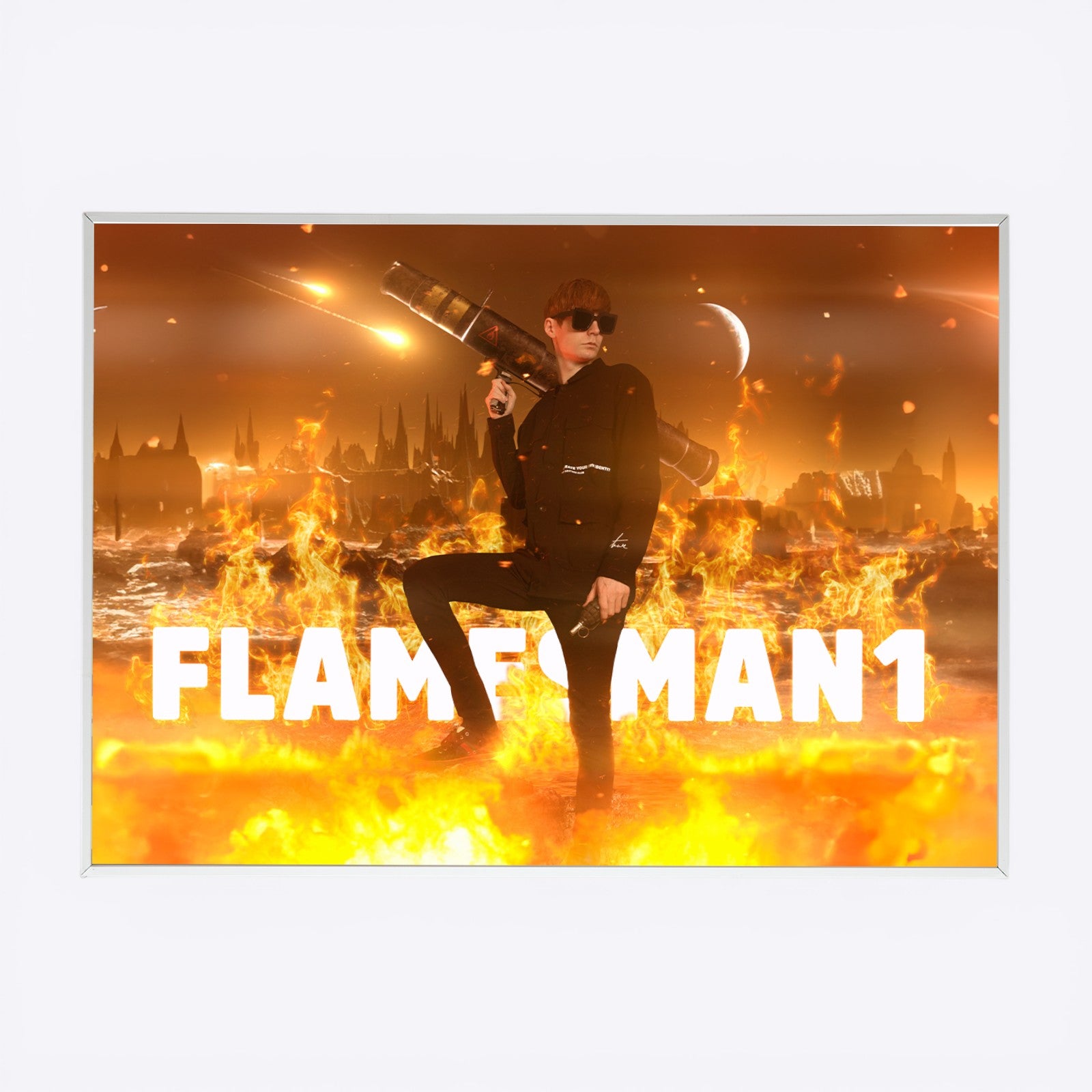 Flamesman1 - Fire Blaze Plakat