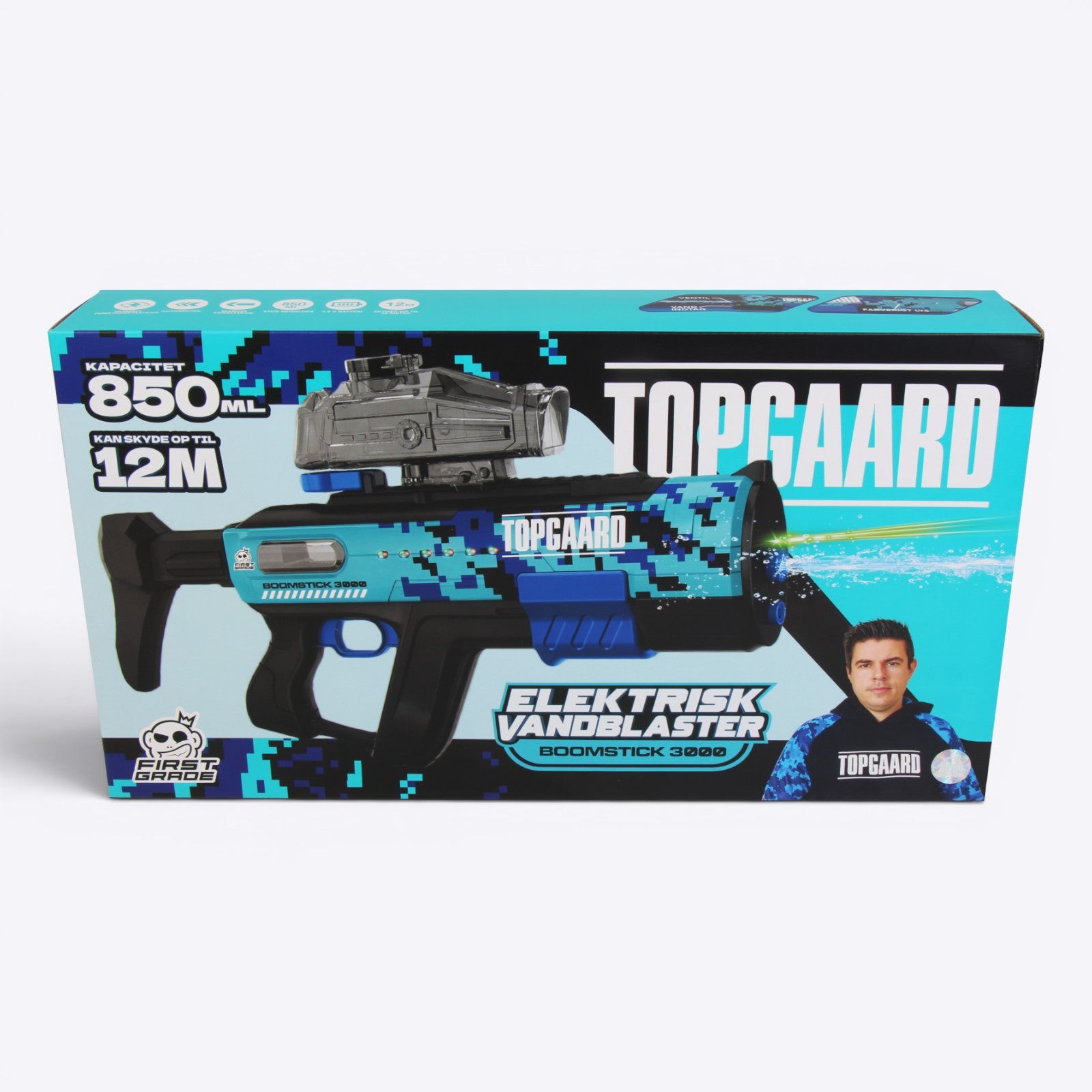 Niki Topgaard elektrisk vandpistol - Boomstick 3000