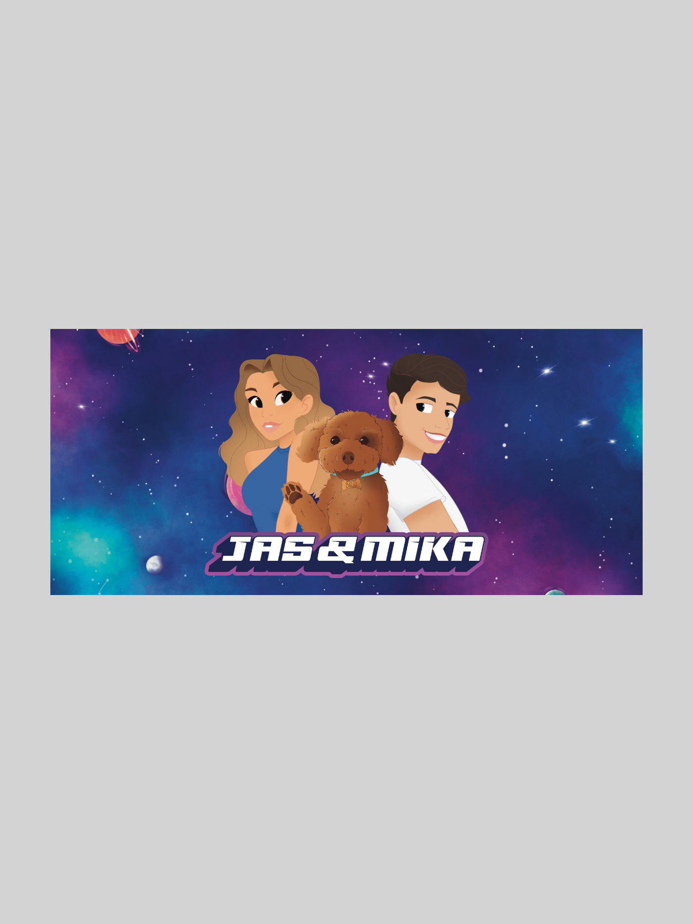 Jas &amp; Mika Space - Mouse pad (40x88cm)