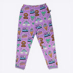 Jas & Mika "Dreams" Pyjamas Sæt - Lilla (2 Dele, Trøje og Bukser)