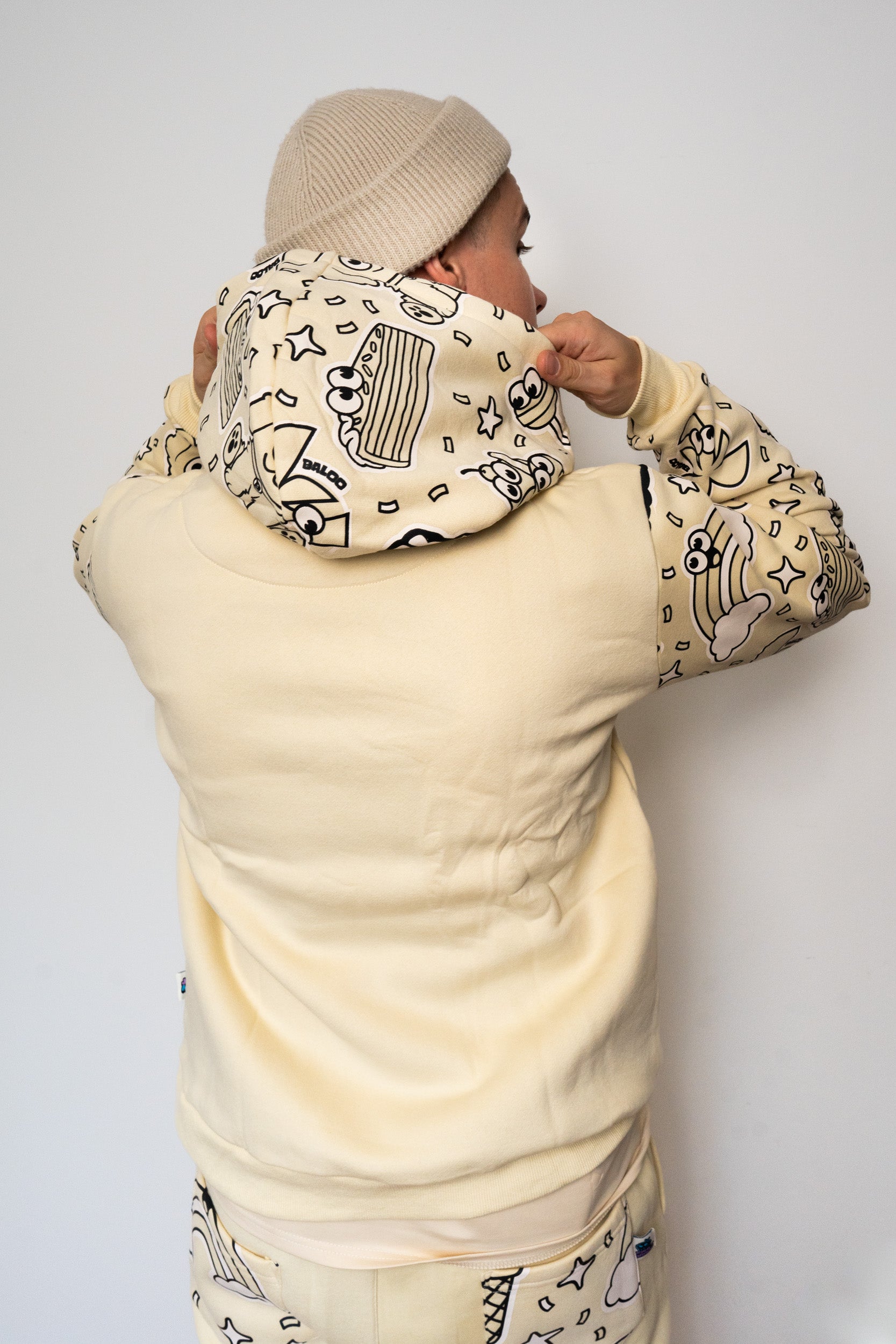 Jas & Mika "Imagine" Hoodie/Trøje Beige