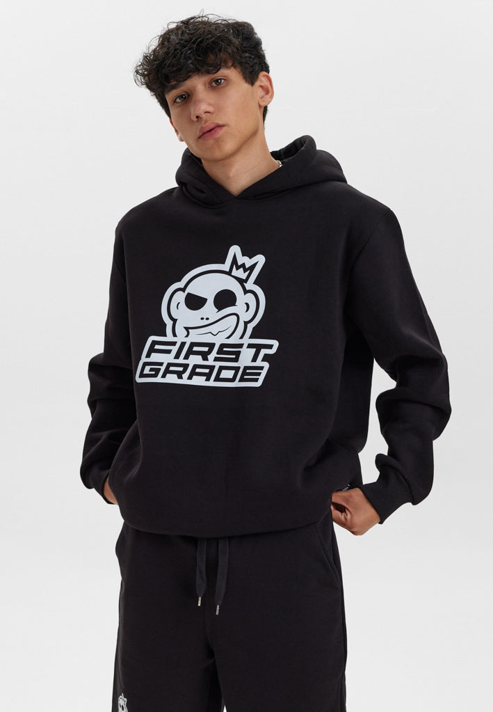 FirstGrade - CLUB / LOGO - Black hoodie 