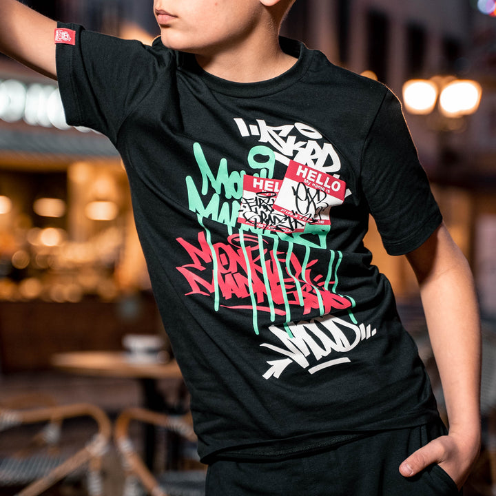 FirstGrade "GRAFFITI" Tee - Black