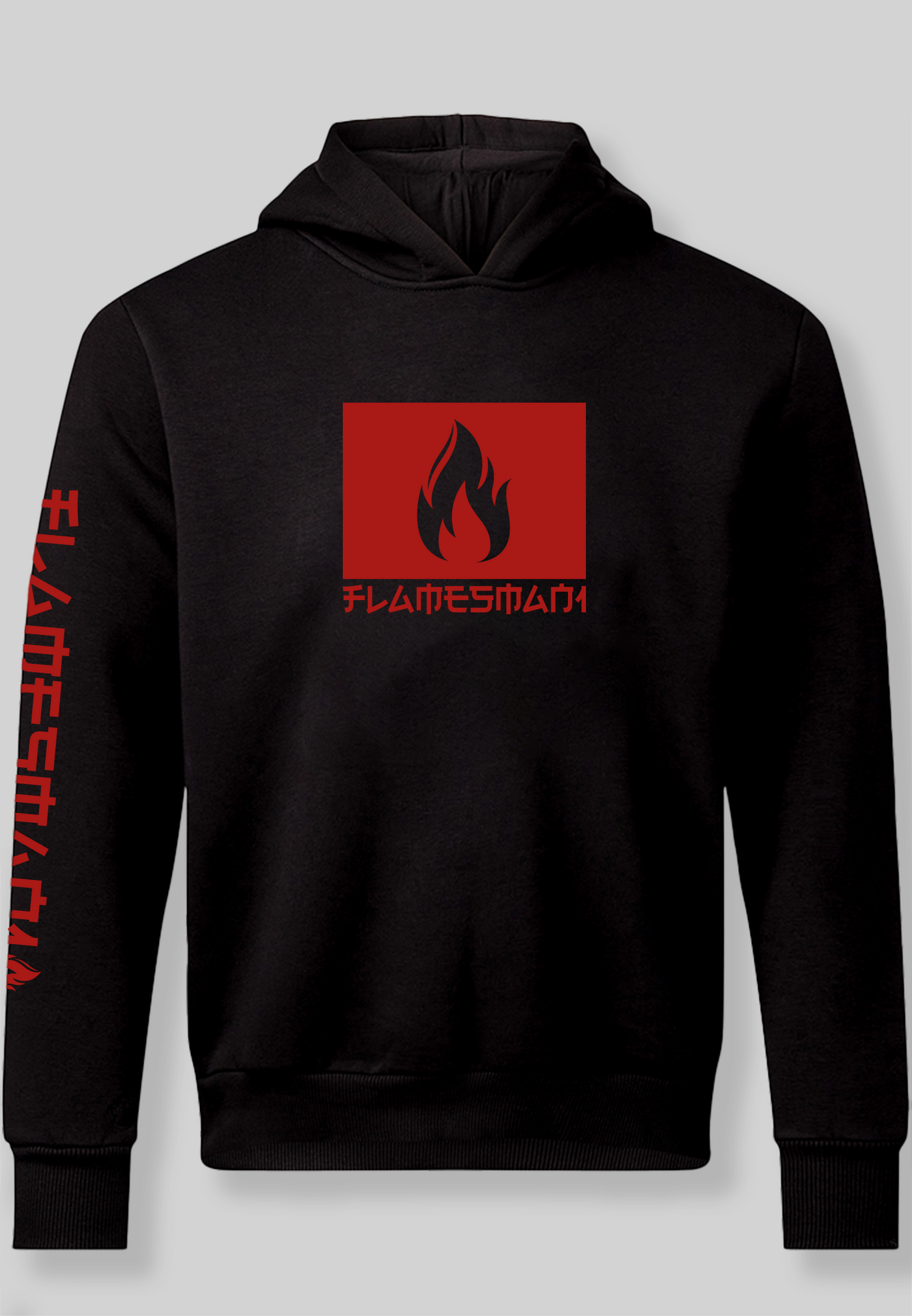 Flamesman1 - Fire 2.0 / Black Hoodie