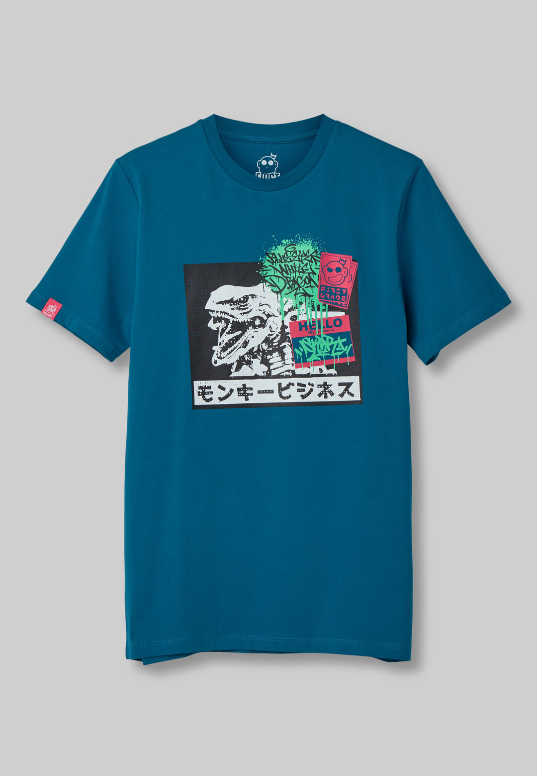 FirstGrade "GRAFFITI" Tee - Azure Blue