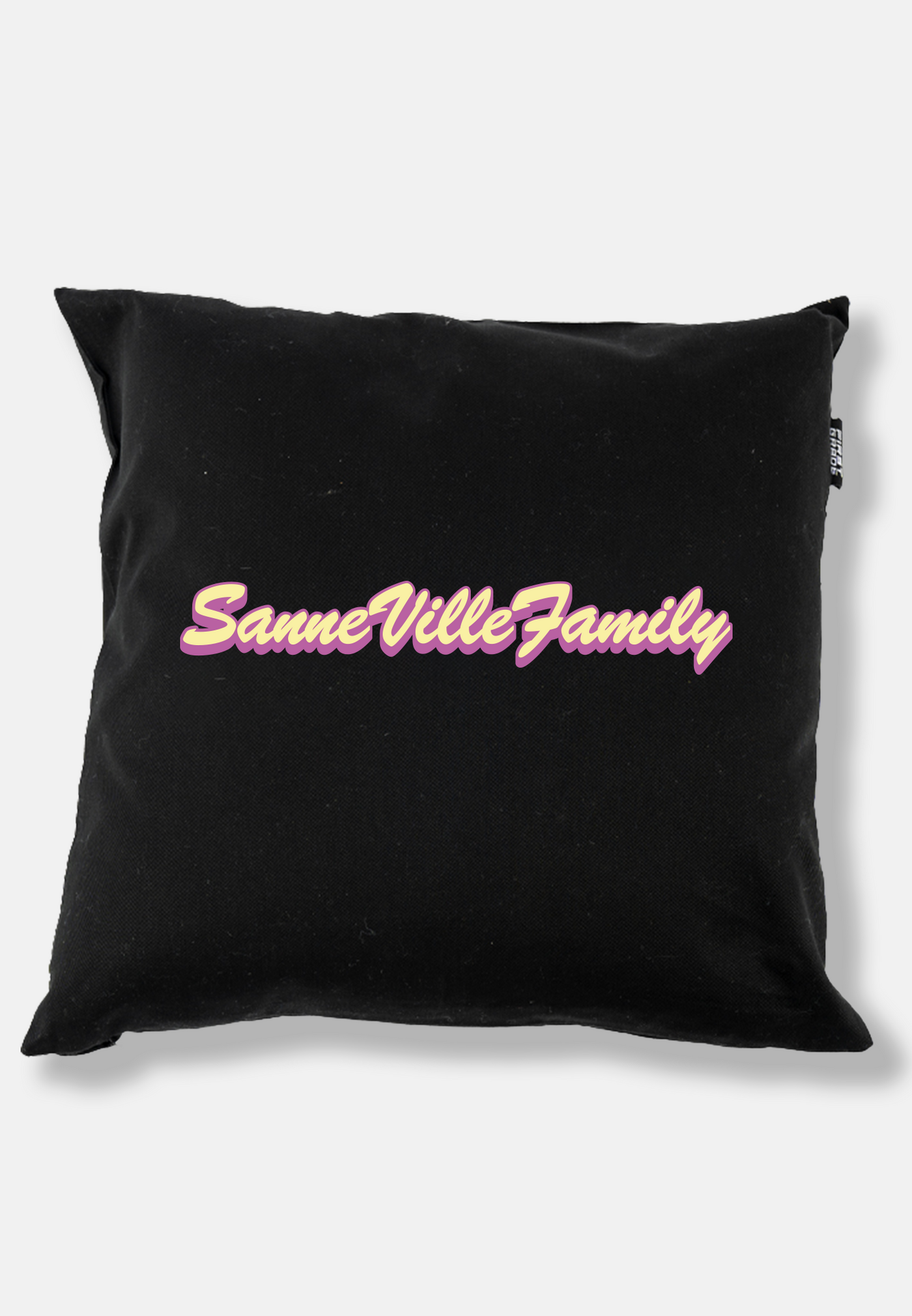 SanneVilleFamily - Text - Pillow cover