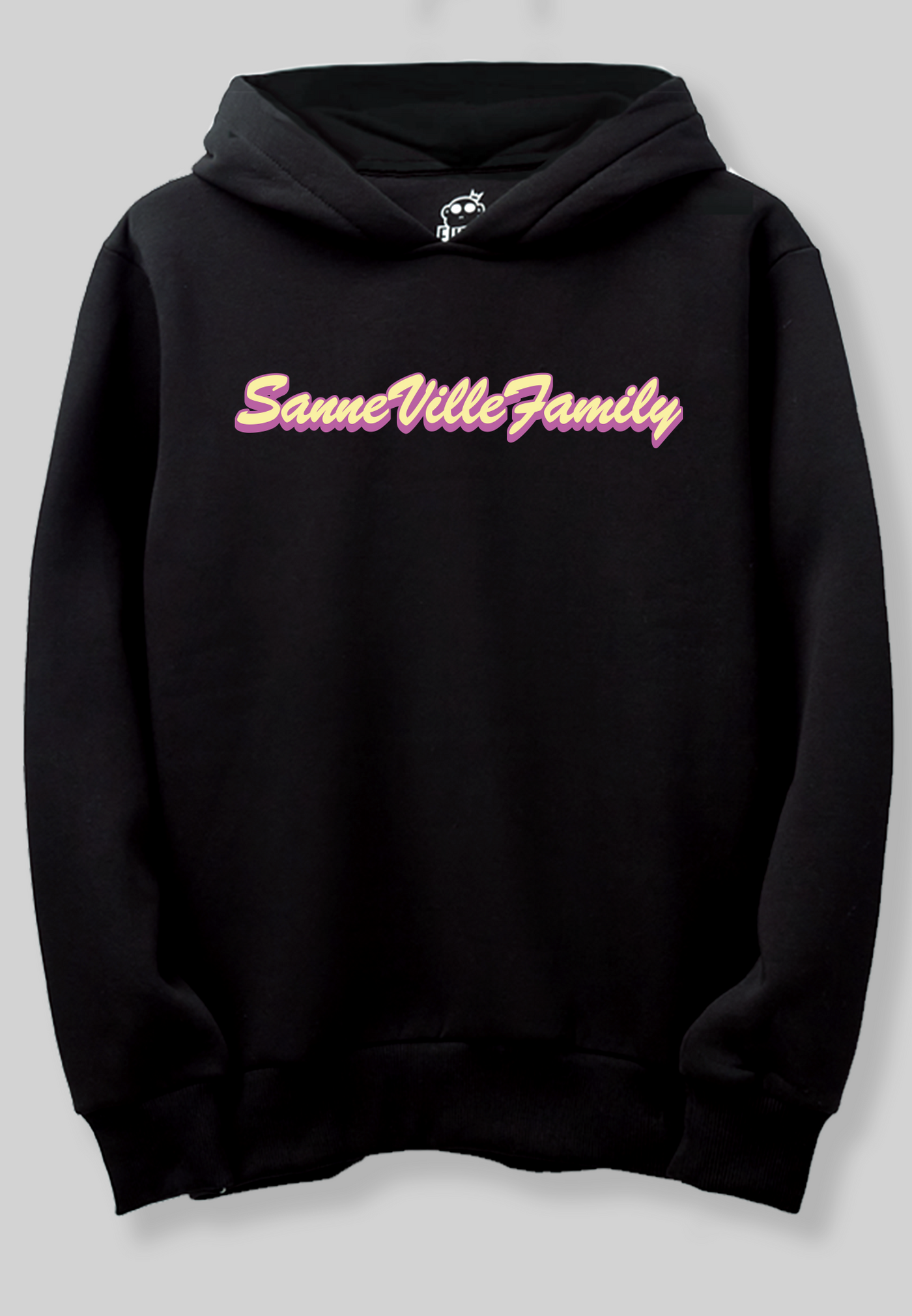 SanneVilleFamily - Text - Sort hoodie