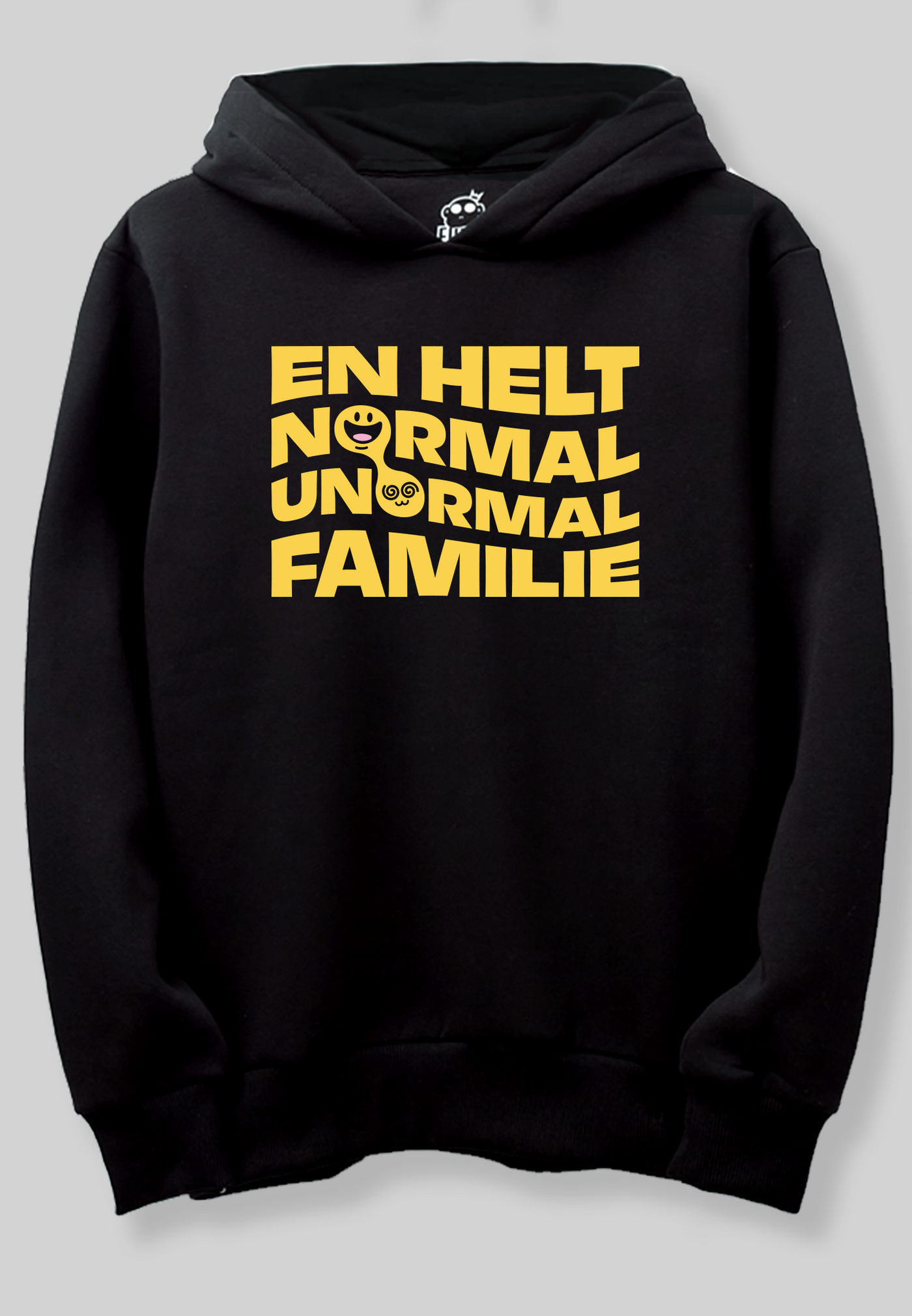 Familien Münster - "NORMAL / UNORMAL FAMILIE" - Sort hoodie