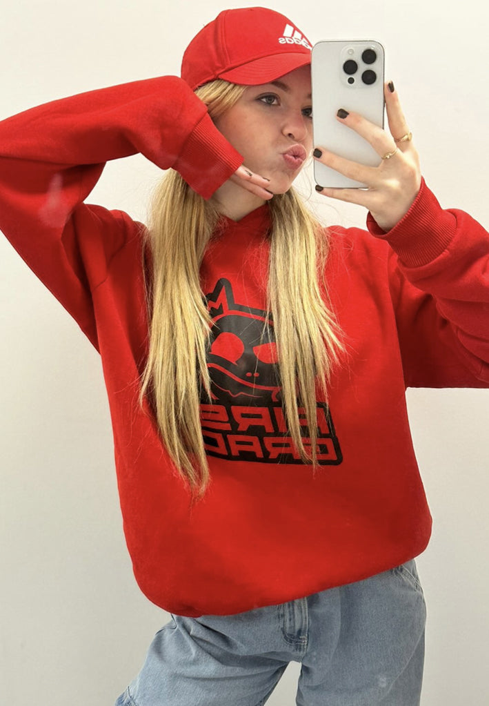 FirstGrade - CLUB / LOGO - Red hoodie 